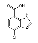 1H-Indole-7-carboxylic acid, 4-chloro- Structure