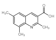 2,6,8-TRIMETHYL-QUINOLINE-3-CARBOXYLIC ACID Structure