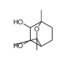 2,2,4-trimethyl-3-oxabicyclo[2.2.2]octane-5,6-diol结构式