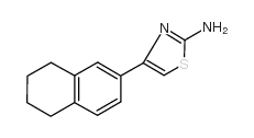 4-(5,6,7,8-TETRAHYDRO-NAPHTHALEN-2-YL)THIAZOL-2-YLAMINE Structure