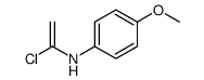 N-(1-chloroethenyl)-4-methoxyaniline结构式