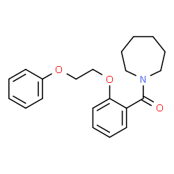 1-[2-(2-phenoxyethoxy)benzoyl]azepane Structure