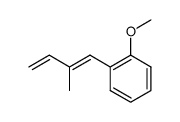 1-Methoxy-2-((E)-2-methyl-buta-1,3-dienyl)-benzene结构式