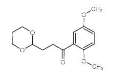 2',5'-DIMETHOXY-3-(1,3-DIOXAN-2-YL)PROPIOPHENONE Structure