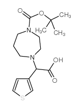 1-BOC-4-(CARBOXY-THIOPHEN-3-YL-METHYL)-[1,4]DIAZEPANE Structure