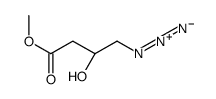 methyl (3S)-4-azido-3-hydroxybutanoate结构式