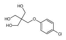 2-[(4-chlorophenoxy)methyl]-2-(hydroxymethyl)propane-1,3-diol结构式