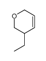 3-ethyl-3,6-dihydro-2H-pyran结构式