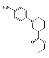 ethyl 1-(4-aminophenyl)piperidine-3-carboxylate structure