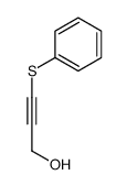3-phenylsulfanylprop-2-yn-1-ol结构式