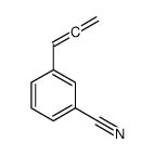 3-propa-1,2-dienylbenzonitrile结构式