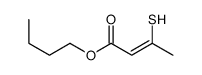 butyl 3-sulfanylbut-2-enoate Structure