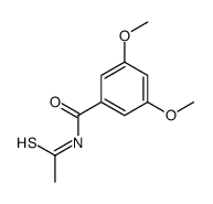 N-ethanethioyl-3,5-dimethoxybenzamide结构式