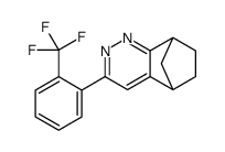 5,8-Methanocinnoline, 5,6,7,8-tetrahydro-3-[2-(trifluoromethyl)phenyl]结构式