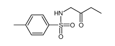 4-methyl-N-(2-oxobutyl)benzenesulfonamide Structure