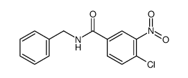 N-benzyl-4-chloro-3-nitrobenzamide Structure