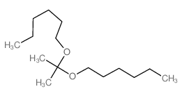 Hexane,1-[1-(hexyloxy)-1-methylethoxy]- Structure