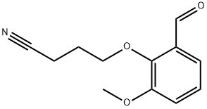 4-(2-formyl-6-methoxyphenoxy)butanenitrile图片