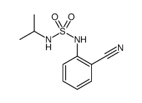 Sulfamide, N-(2-cyanophenyl)-N'-(1-methylethyl) Structure