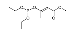 Diethyl-(1-methyl-2-methoxycarbonylvinyl)-phosphit结构式