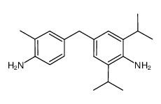 4-[(4-amino-m-tolyl)methyl]-2,6-diisopropylaniline structure