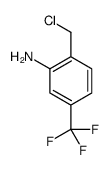 2-(CHLOROMETHYL)-5-(TRIFLUOROMETHYL)BENZENAMINE结构式