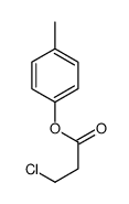 (4-methylphenyl) 3-chloropropanoate Structure