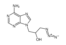 1-(6-Amino-9H-purin-9-yl)-3-azido-2-propanol结构式