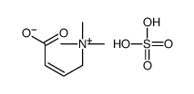 3-carboxyprop-2-enyl(trimethyl)azanium,hydrogen sulfate结构式