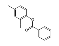 Phenol, 2-iodo-4-methyl-, 1-benzoate Structure