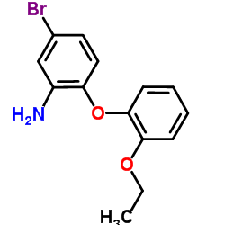 5-Bromo-2-(2-ethoxyphenoxy)aniline Structure