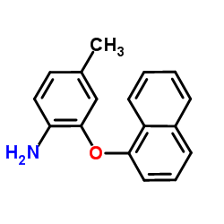 4-Methyl-2-(1-naphthyloxy)aniline Structure