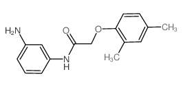 N-(3-Aminophenyl)-2-(2,4-dimethylphenoxy)acetamide结构式