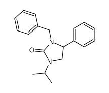 3-benzyl-4-phenyl-1-propan-2-ylimidazolidin-2-one结构式