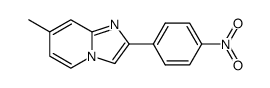 7-methyl-2-(4-nitrophenyl)imidazo[1,2-a]pyridine结构式