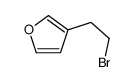 3-(2-bromoethyl)furan结构式
