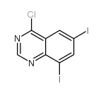 4-chloro-6,8-diiodoquinazoline结构式