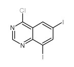 4-chloro-6,8-diiodoquinazoline Structure