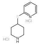 2-piperidin-4-ylsulfanylpyridine,dihydrochloride structure