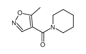 (5-methyl-1,2-oxazol-4-yl)-piperidin-1-ylmethanone Structure