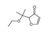 2-(α-ethoxy-isopropyl)-furan-3-one Structure