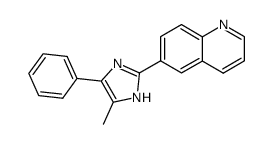 6-(5-methyl-4-phenyl-1(3)H-imidazol-2-yl)-quinoline Structure