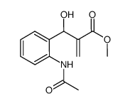 methyl 3-(2-acetamidophenyl)-3-hydroxy-2-methylenepropanoate Structure