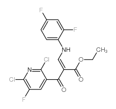 Ethyl-2-(2,6-dichlor-5-fluorpyridin-3-carbonyl)-3-(2,4-difluorphenylamino)-acrylat picture