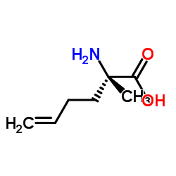 (2S)-2-Amino-2-methyl-5-hexenoic acid Structure