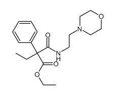 N-(2-Morpholinoethyl)phenylethylmalonamidic acid ethyl ester Structure