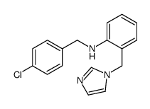N-(4-Chlorobenzyl)-2-(1H-imidazol-1-ylmethyl)benzenamine结构式