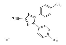5-Cyano-2,3-di-(p-tolyl)tetrazolium bromide structure