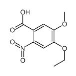 4-ethoxy-5-methoxy-2-nitrobenzoic acid structure