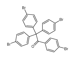 tetrakis-(4-bromo-phenyl)-ethanone结构式
